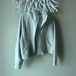 Lululemon Cream Scuba Zip-Up